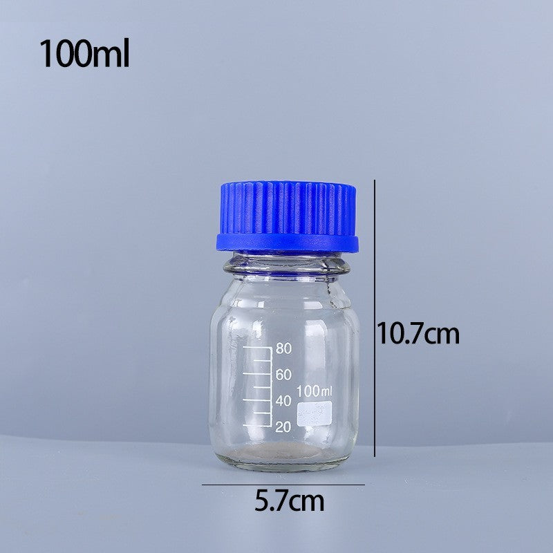250ml500ml1000ml Brown Blue Lid Reagent Bottle Dark Glass Bottle Utensils