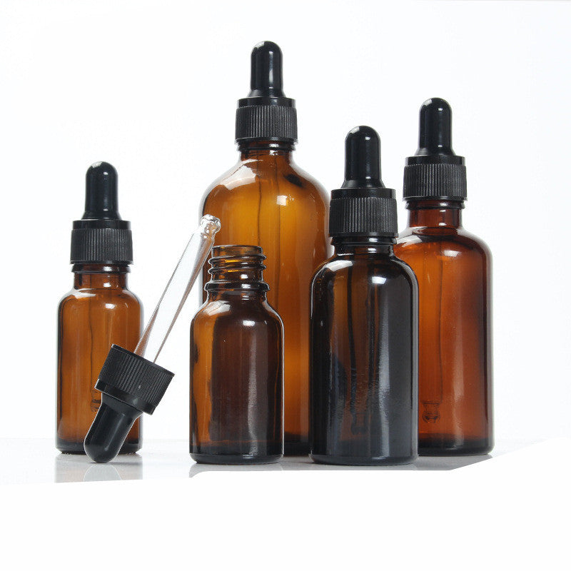 Tea Brown Glass Essential Oil 5-100Ml Dropper Empty Bottle