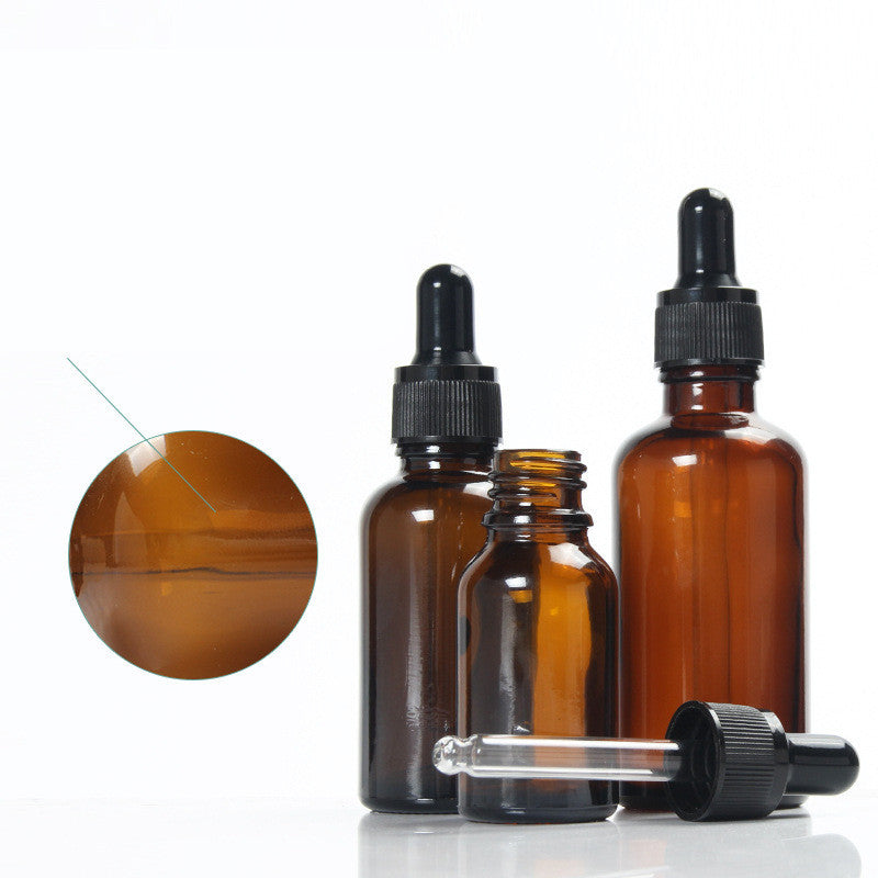 Tea Brown Glass Essential Oil 5-100Ml Dropper Empty Bottle