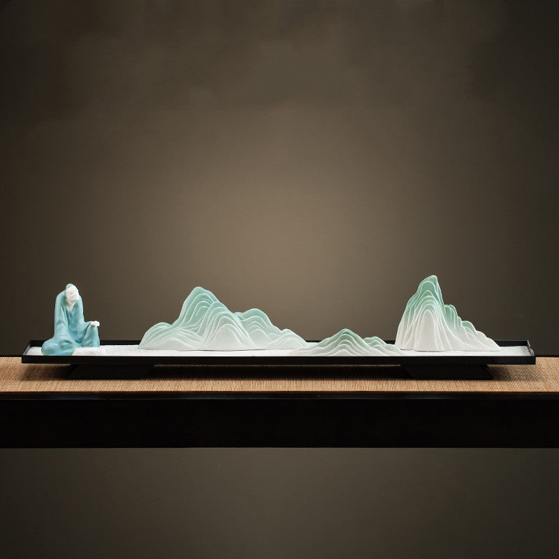 Ceramic Rockery Decoration Zen Living Room