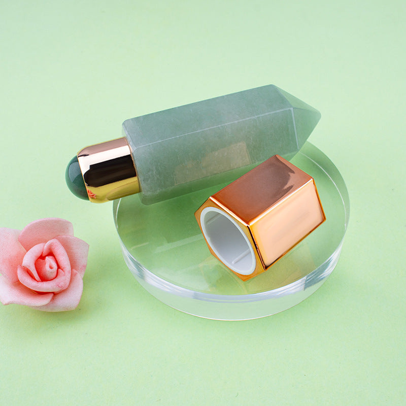 Jade Essential Oil Bottle Powder Crystal Facial Acupuncture Stick