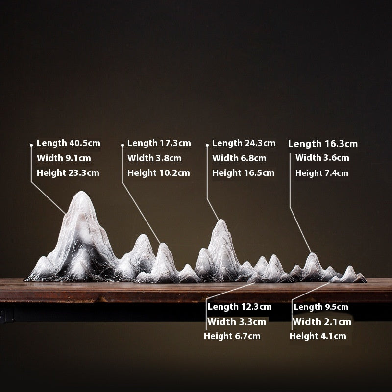 Zen Ceramic Rockery Sand Table Decoration