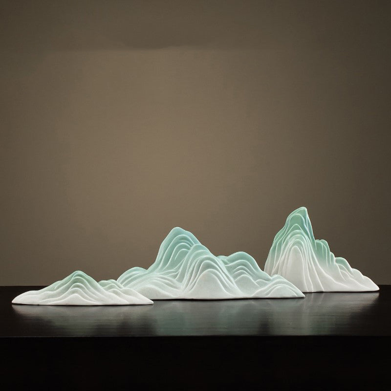 Ceramic Rockery Decoration Zen Living Room