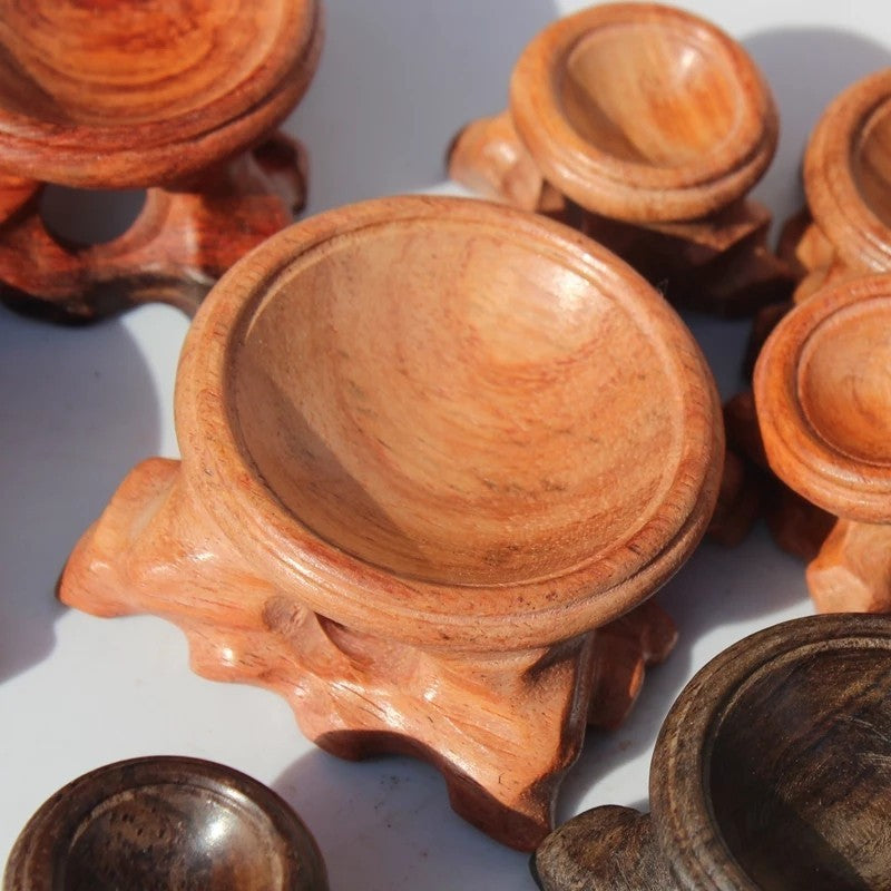 Egg Carving Gourd Wen Play Walnut Round Base