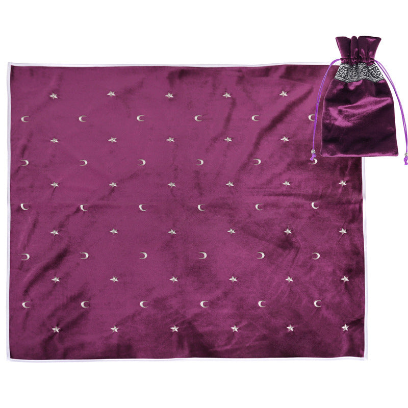 Tarot Star Moon Embroidered Tablecloth Large Size 80cm AliExpress Amazon Hot