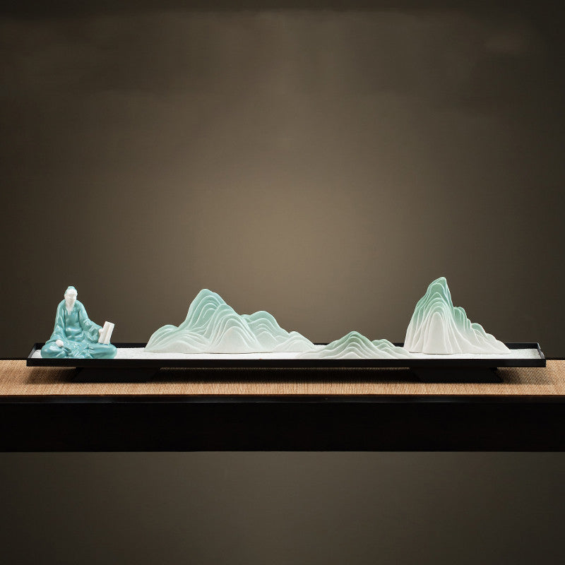 Ceramic Rockery Decoration Zen Living Room