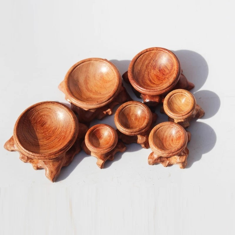 Egg Carving Gourd Wen Play Walnut Round Base