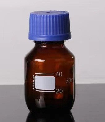 250ml500ml1000ml Brown Blue Lid Reagent Bottle Dark Glass Bottle Utensils