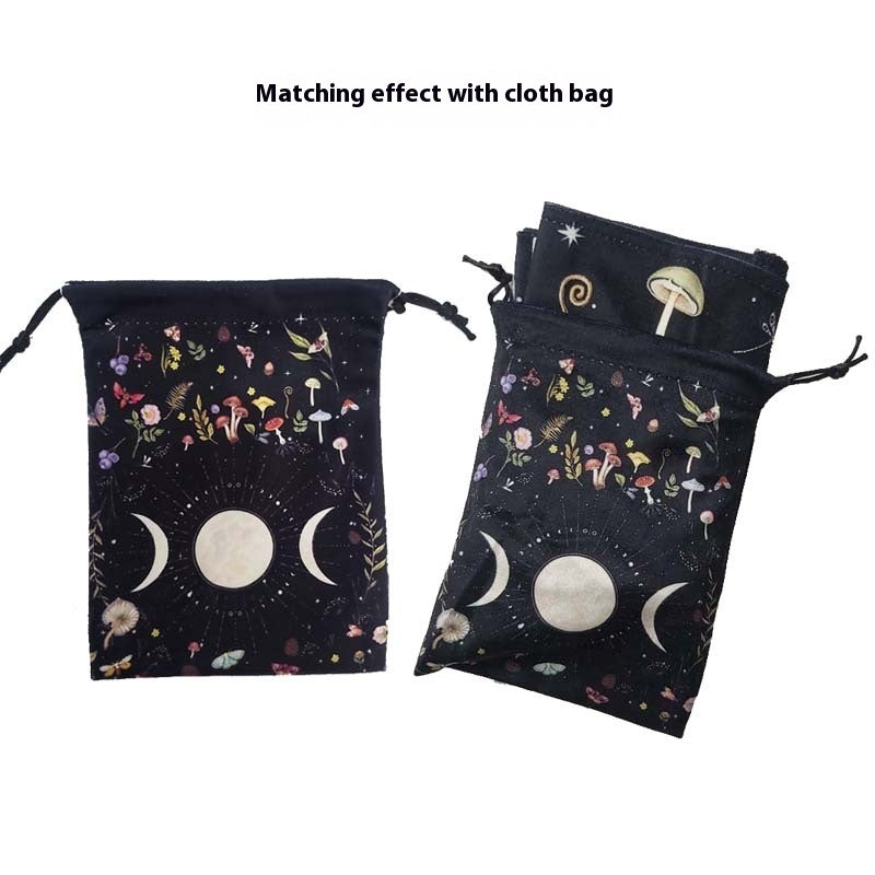 Three-phase Month Netherlands Velvet Tarot Square Home Small Tablecloth