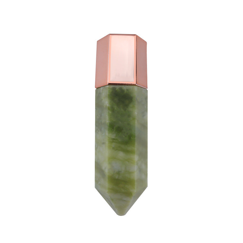 Jade Essential Oil Bottle Powder Crystal Facial Acupuncture Stick
