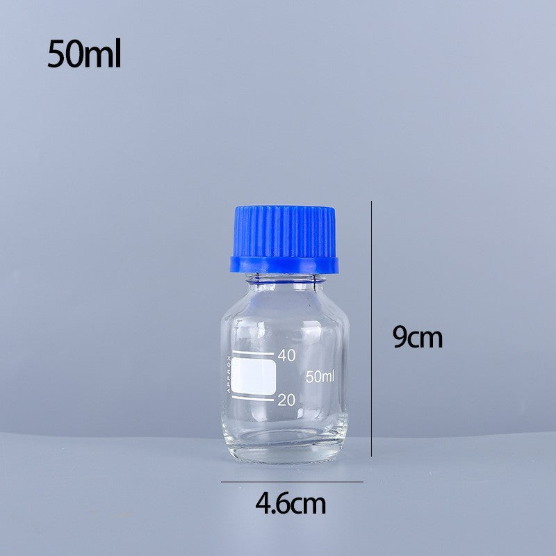 250ml500ml1000ml Brown Blue Lid Reagent Bottle Dark Glass Bottle Utensils