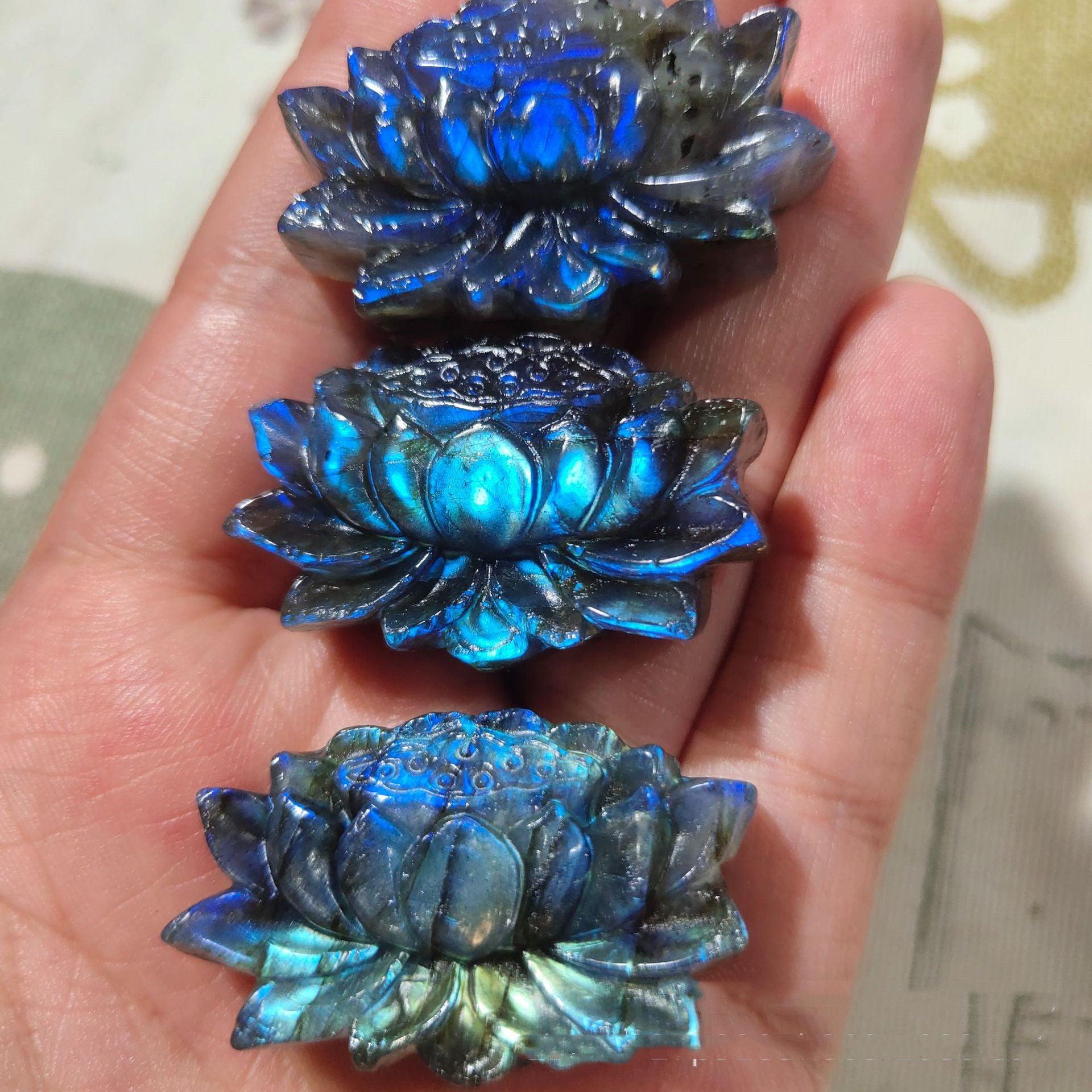 Natural Elongated Stone Crystal Carving