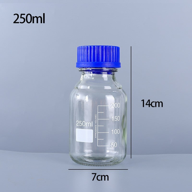250ml500ml1000ml Brown Blue Lid Reagent Bottle Dark Glass Bottle Utensils