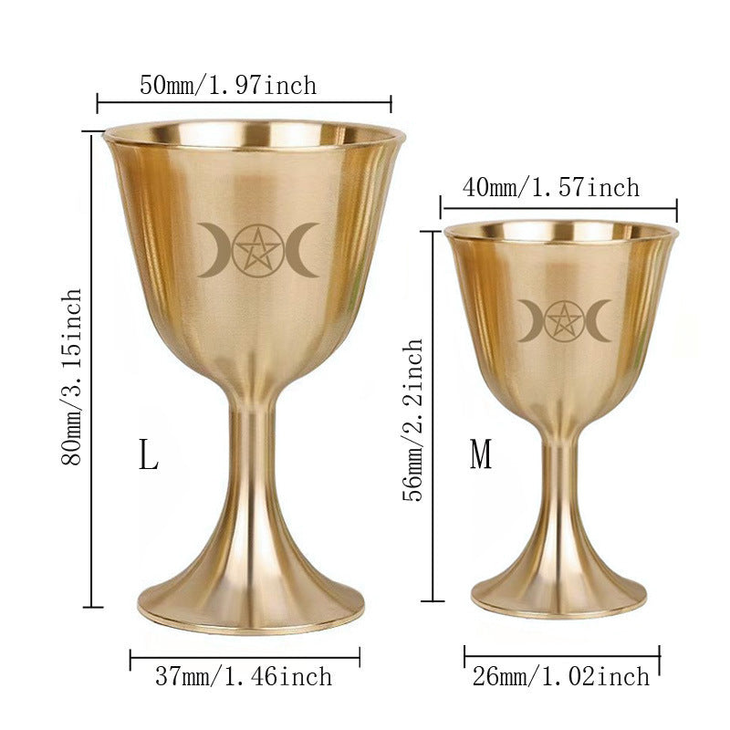 Three-phase Moon Pentagram Decoration Cup