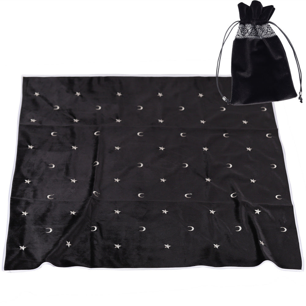 Tarot Star Moon Embroidered Tablecloth Large Size 80cm AliExpress Amazon Hot